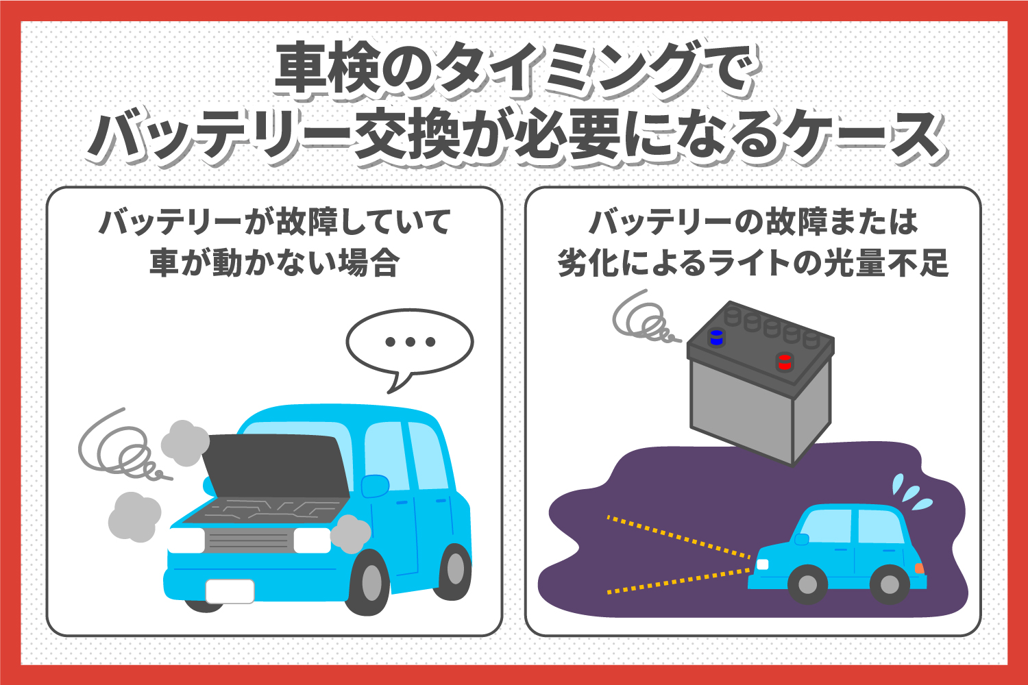 車検時のバッテリー交換は必要？ バッテリー関連の保安基準や交換が必要になるケースを解説 | 安くて速い「車検の速太郎」